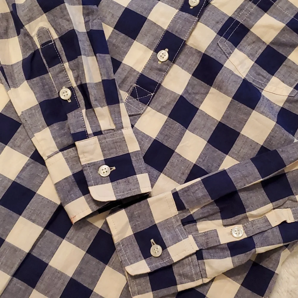 NWT J. Crew perfect fit plaid button down shirt